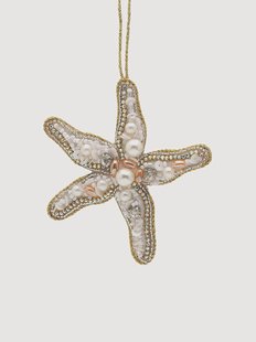 Handgemaakt kerstornament Starfish
