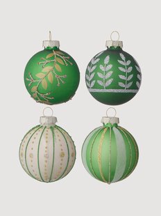 Handgemaakte kerstballen Seraphim, 4-delig