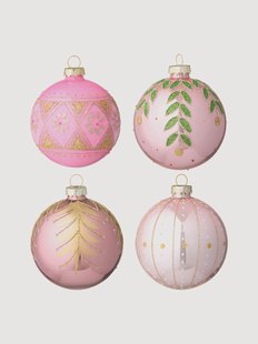 Handgemaakte kerstballen Seraphim, 4-delig