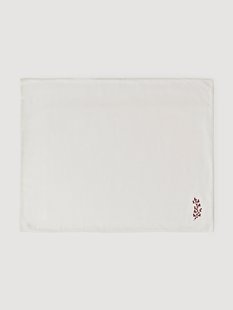 Geborduurde kerstplacemats Torry, 2-delig