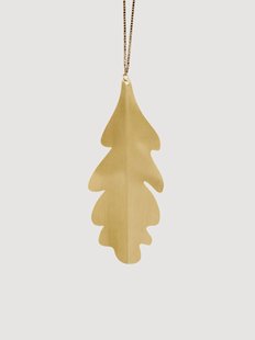 Kerstboomhangers Eikenblad, 4-delig