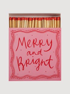 Design luciferdoosje Merry and Bright