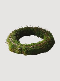 Handgemaakte krans Moss