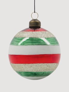 Handgemaakte kerstballen Happ, 4-delig