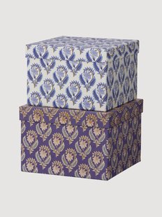 Handgemaakte decoratieve dozen Bindiya, 2-delig