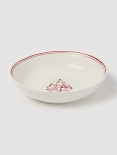 Designer kerstsoepborden Clarette van Agathe Marty, 4-delig
