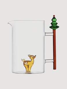 Handgemaakte karaf Woodland Tales van borosilicaatglas, 1.5 L