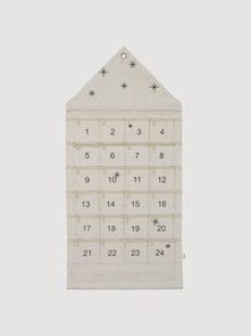 Katoenen adventskalender Star