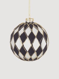 Glazen kerstballen Monochrome, 8-delig