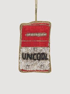 Handgemaakt kerstornament Uncool