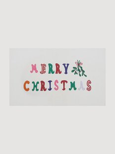 Handgemaakt tafelkleed Merry Christmas