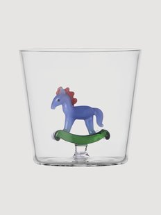 Handgemaakte tumbler Schiaccianoci van borosilicaatglas