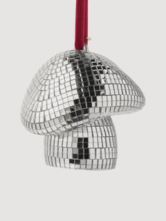 Kerstornament Disco Mushroom
