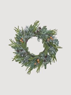 Handgemaakte kerstkrans Deco, &Oslash; 68 cm