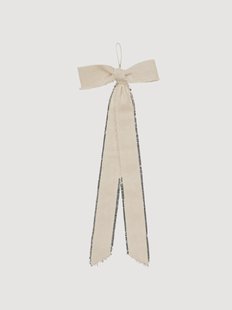 Kerstboomhangers Boog van biokatoen, 2-delig