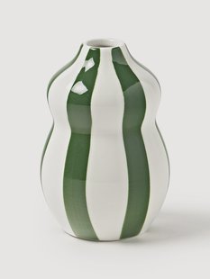 Handbeschilderde kerstvaas Ellen, H 12 cm