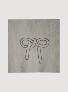 Papieren servetten Bow, 20-delig