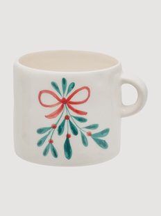 Handbeschilderde mok Mistletoe