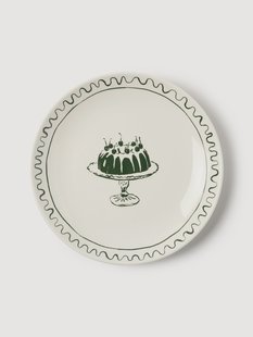 Designer kerst ontbijtborden Clarette van Agathe Marty, 4-delig