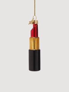 Mondgeblazen kerstornament Lipstick