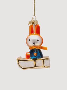 Mondgeblazen kerstornament Nijntje Miffy