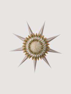 Handgemaakte kerstster Helios