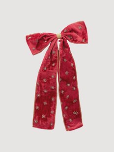 Handgemaakt kerstornament Crimson Luxe