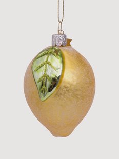 Mondgeblazen kerstornament Lemon