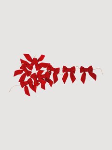 Kerstslinger Bows van fluweel