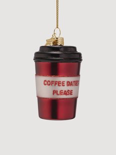 Mondgeblazen kerstornament Coffee Mug