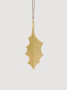 Kerstboomhangers Holly Leaf, 4-delig