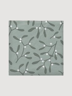Papieren servetten Mistletoe, 20-delig