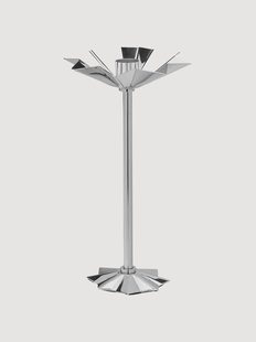 Kandelaar Frilly Argent van edelstaal