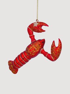 Mondgeblazen kerstornament Lobster