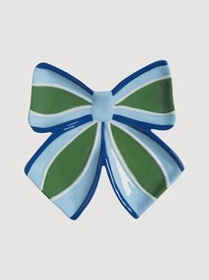 Handbeschilderd serveerplateau Ribbon van dolomiet