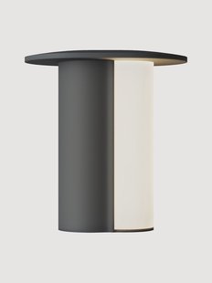 Dimbare LED tafellamp Asym, draagbaar