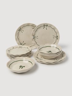 Serviesset Loops, 4 personen, 12-delig