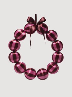 Kerstkrans Baubles, in verschillende formaten