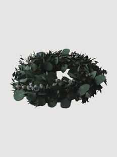 Handgemaakte krans Eucalyptus