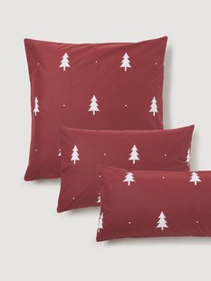 Flanellen kerstkussenhoes X-mas Tree