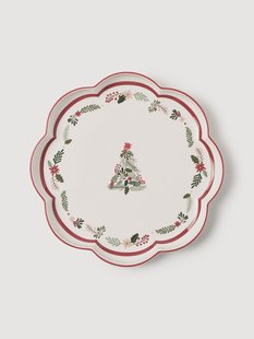 Porseleinen kerstdinerborden Eve, 4-delig