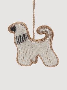 Handgemaakt kerstornament Fancy Dog