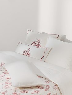 Designer flanellen kerstdekbedovertrek Clarette van Agathe Marty