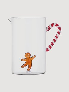 Handgemaakte karaf Sweet and Candy van borosilicaatglas, 1.4 L