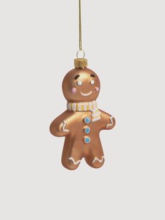 Handbeschilderd kerstornament Gingerbread