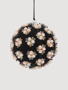 Handgemaakte kerstbal Pearly Delight