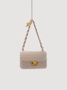 Mondgeblazen kerstornament Fashion Bag