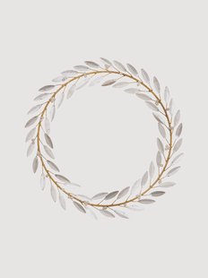 Handgemaakte kerstkrans Leaf