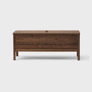 Form & Refine A Line opbergbank 111 cm Gerookt eiken
