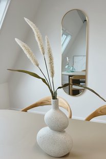 Ovale spiegel 150x45 cm - Zacht Goud